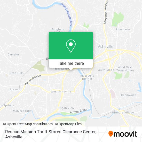 Mapa de Rescue Mission Thrift Stores Clearance Center