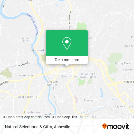 Natural Selections & Gifts map