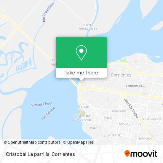 Mapa de Cristobal La parrilla
