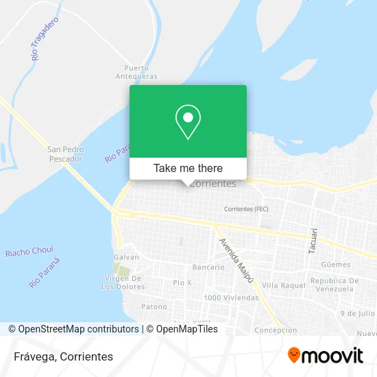 Mapa de Frávega