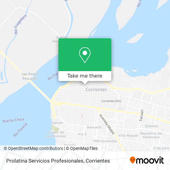 Prolatina Servicios Profesionales map
