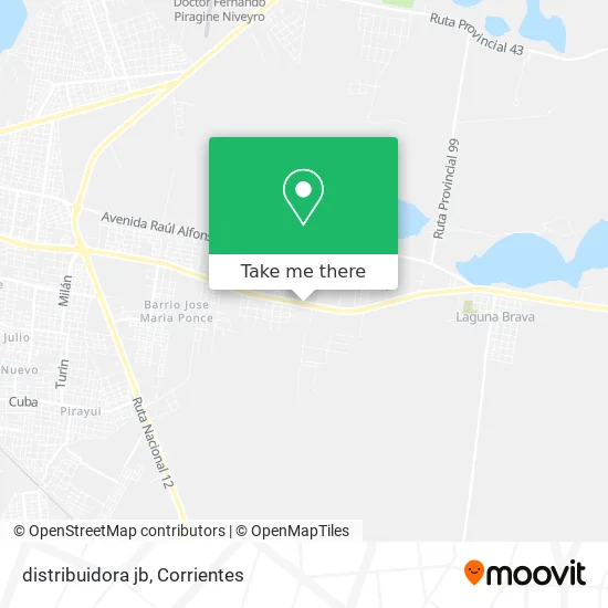 distribuidora jb map