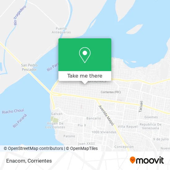 Enacom map