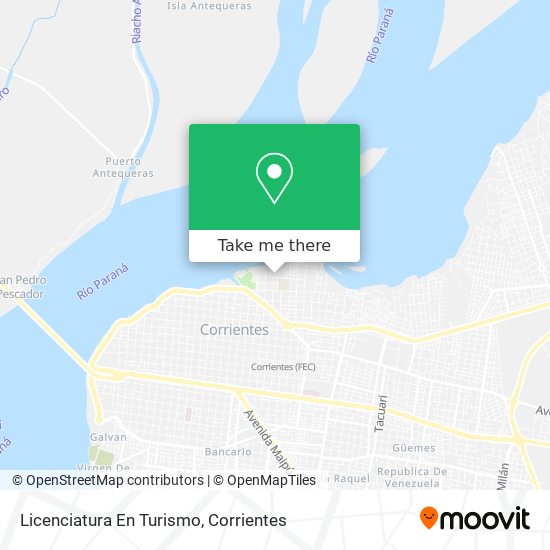 Licenciatura En Turismo map