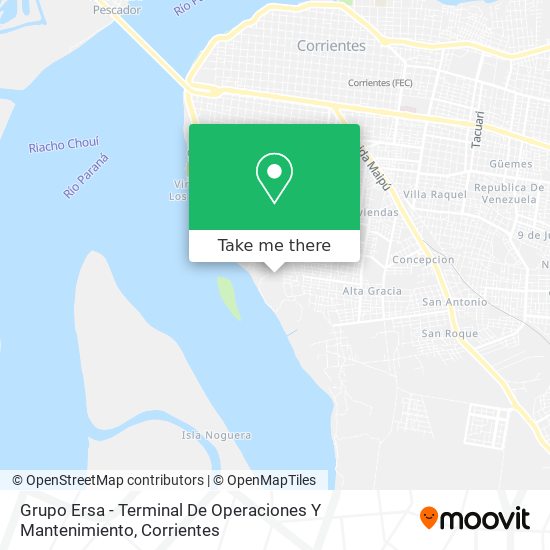 Grupo Ersa - Terminal De Operaciones Y Mantenimiento map