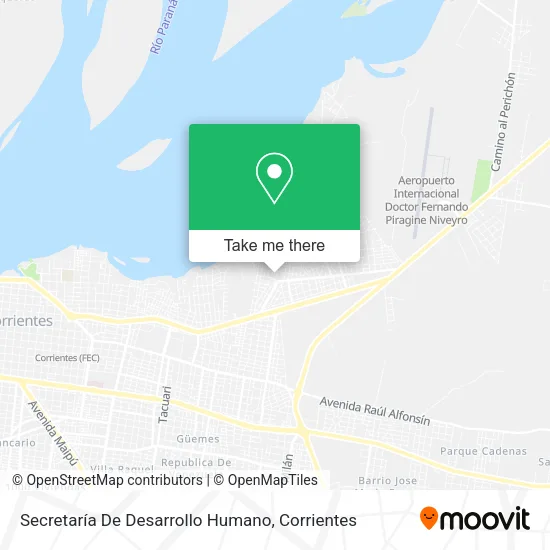 Secretaría De Desarrollo Humano map