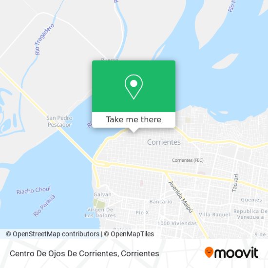 Centro De Ojos De Corrientes map