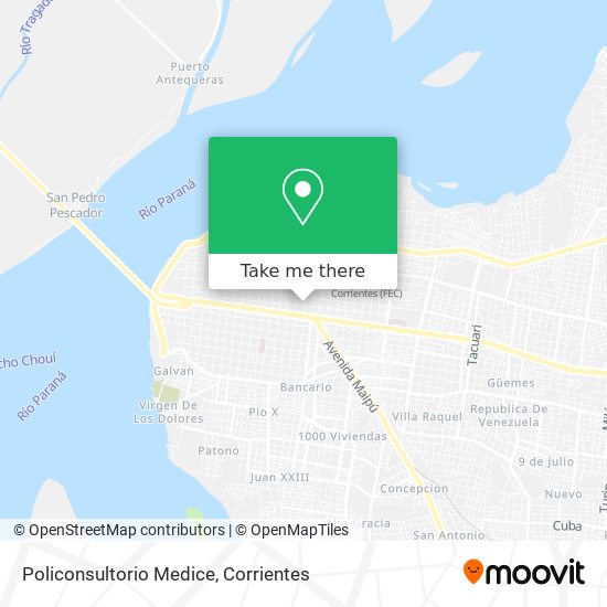 Policonsultorio Medice map