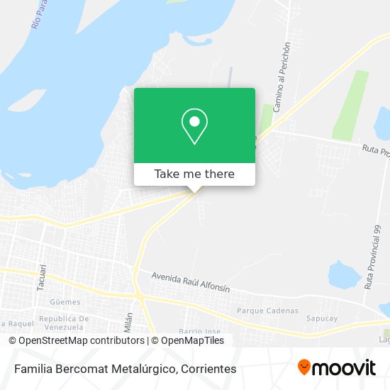 Mapa de Familia Bercomat Metalúrgico