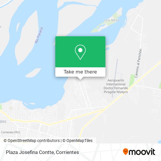 Mapa de Plaza Josefina Contte
