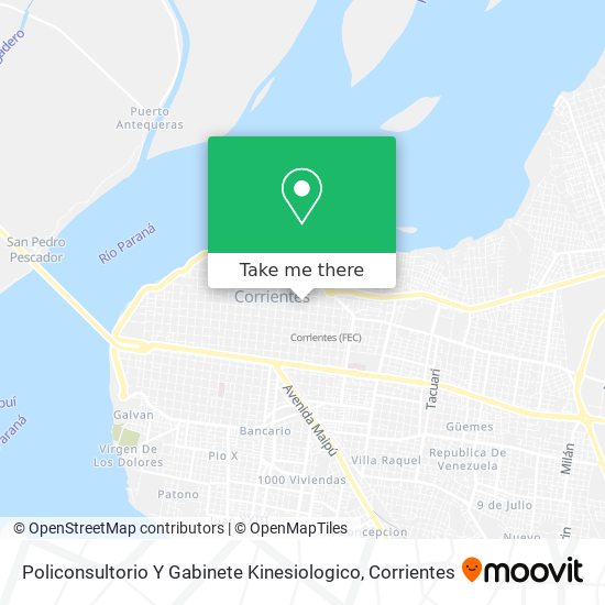 Policonsultorio Y Gabinete Kinesiologico map