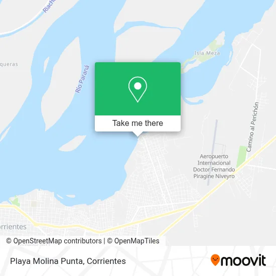Playa Molina Punta map