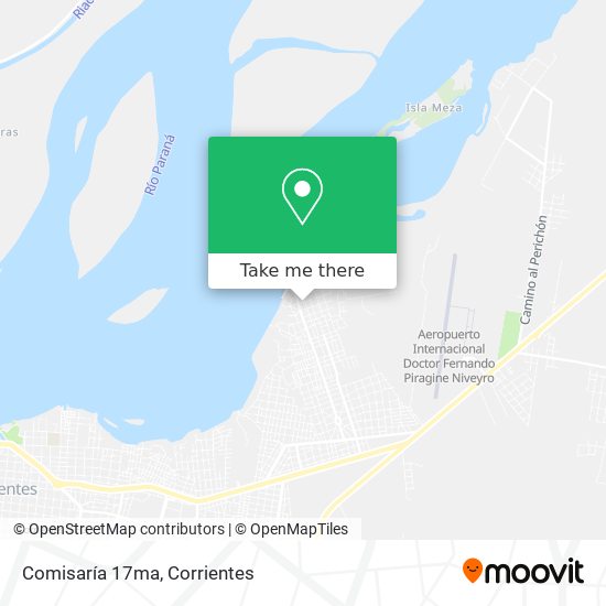 Comisaría 17ma map