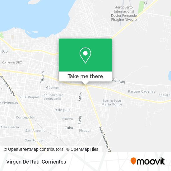 Virgen De Itatí map