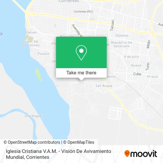 Iglesia Cristiana V.A.M. - Visión De Avivamiento Mundial map