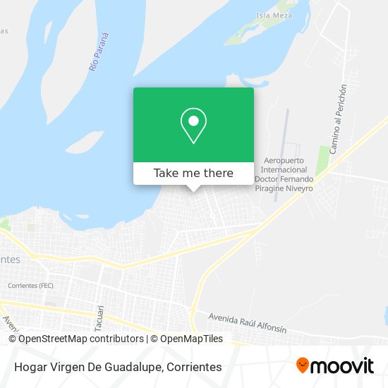 Hogar Virgen De Guadalupe map
