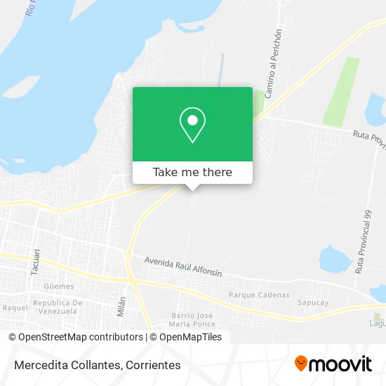 Mercedita Collantes map