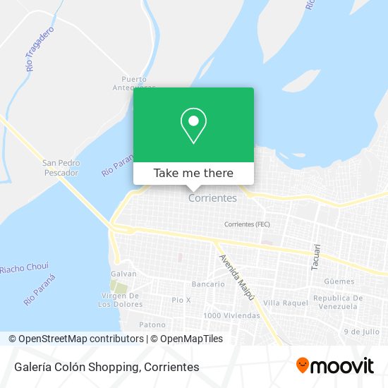 Galería Colón Shopping map