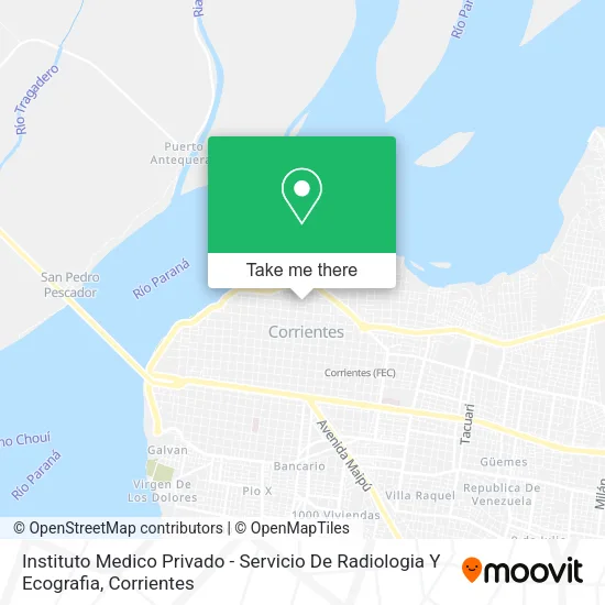 Instituto Medico Privado - Servicio De Radiologia Y Ecografia map