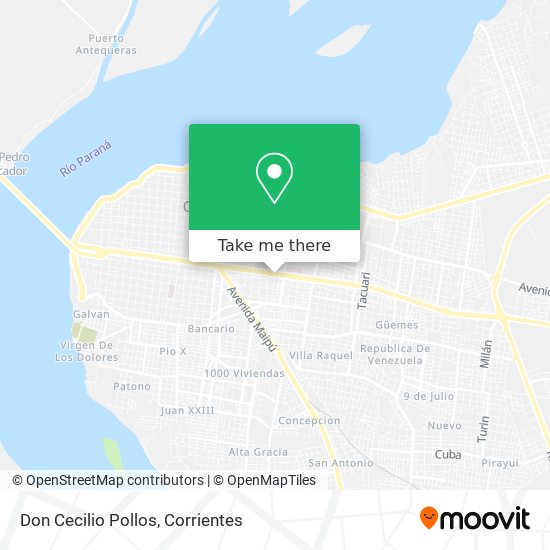 Mapa de Don Cecilio Pollos