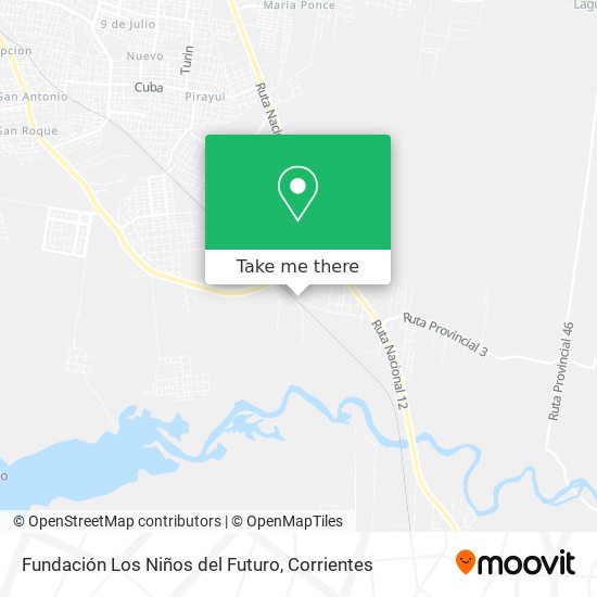 Fundación Los Niños del Futuro map