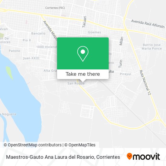 Maestros-Gauto Ana Laura del Rosario map