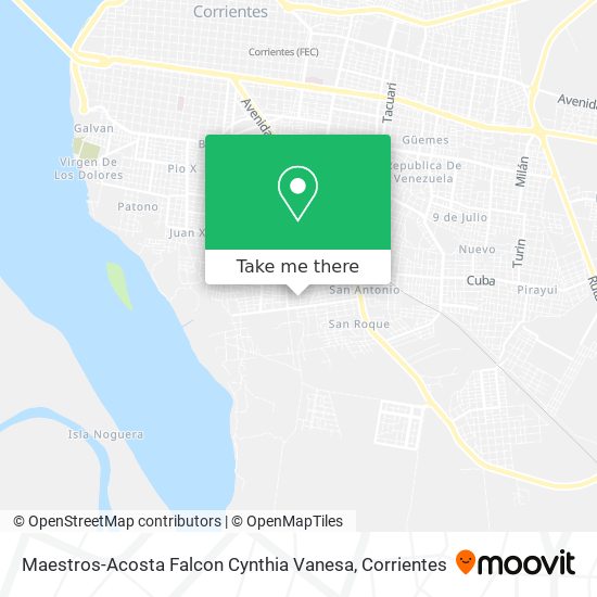Maestros-Acosta Falcon Cynthia Vanesa map