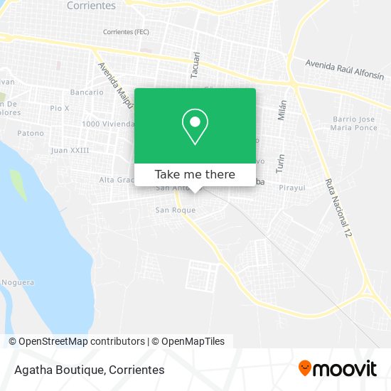 Agatha Boutique map