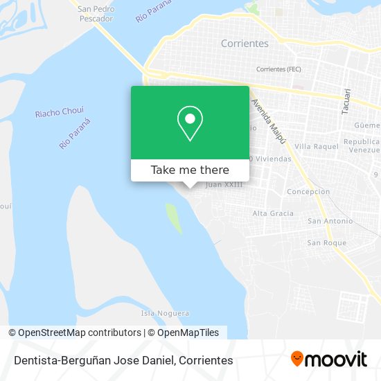 Mapa de Dentista-Berguñan Jose Daniel