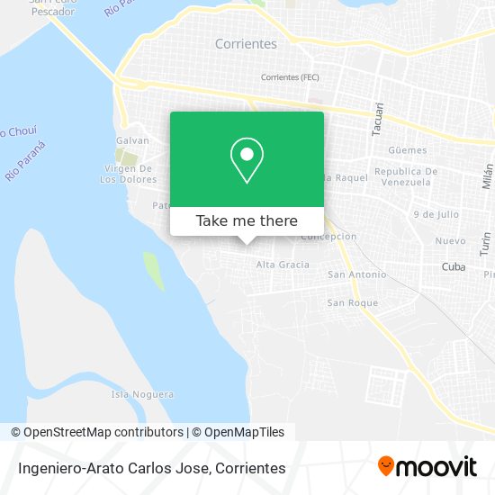 Mapa de Ingeniero-Arato Carlos Jose