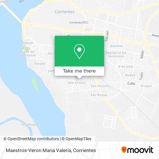 Maestros-Veron Maria Valeria map