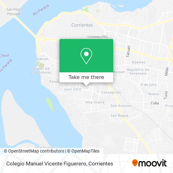 Colegio Manuel Vicente Figuerero map