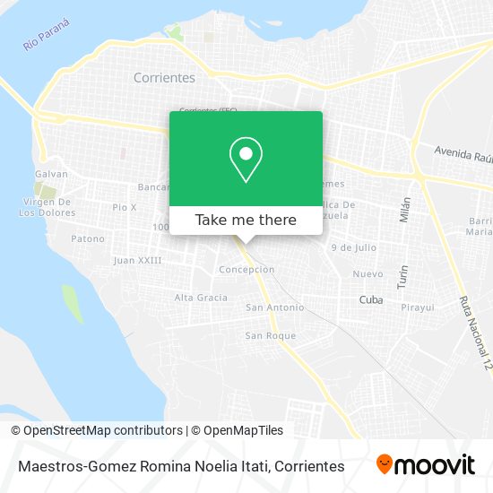 Maestros-Gomez Romina Noelia Itati map