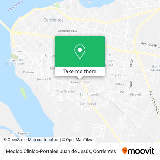 Medico Clinico-Portales Juan de Jesús map