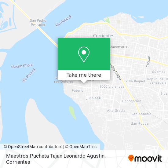 Maestros-Pucheta Tajan Leonardo Agustin map