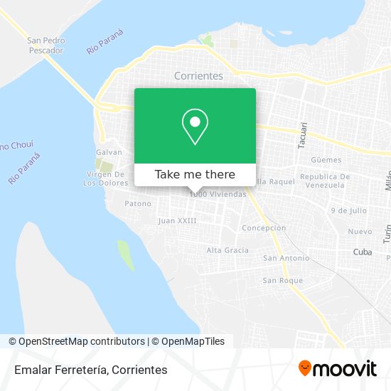Emalar Ferretería map