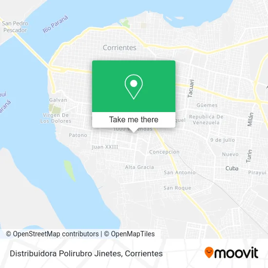 Distribuidora Polirubro Jinetes map