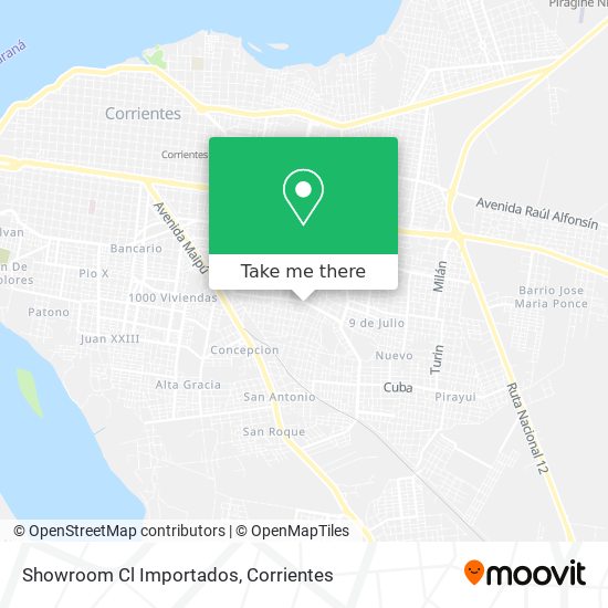 Mapa de Showroom Cl Importados