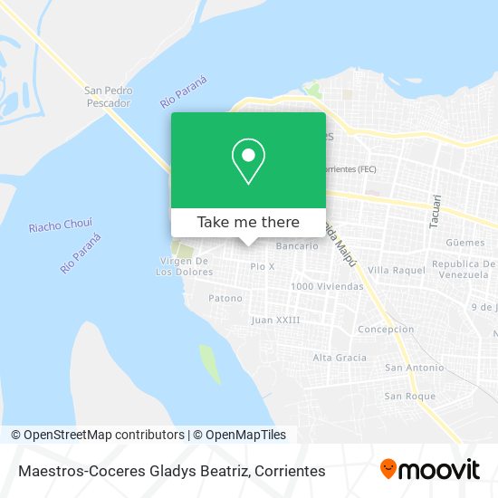 Mapa de Maestros-Coceres Gladys Beatriz