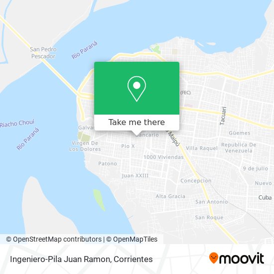 Ingeniero-Pila Juan Ramon map