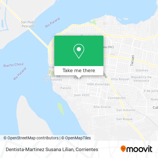 Dentista-Martinez Susana Lilian map