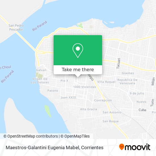 Maestros-Galantini Eugenia Mabel map