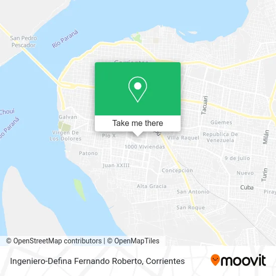 Ingeniero-Defina Fernando Roberto map