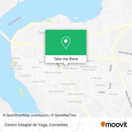 Centro Integral de Yoga map