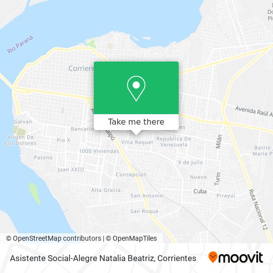 Mapa de Asistente Social-Alegre Natalia Beatriz