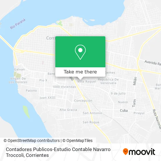 Contadores Publicos-Estudio Contable Navarro Troccoli map