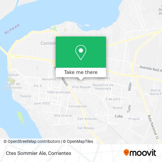 Mapa de Ctes Sommier Ale