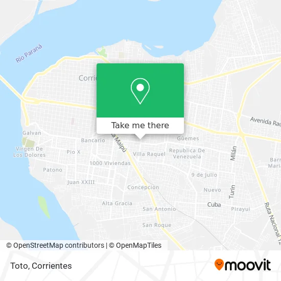 Toto map