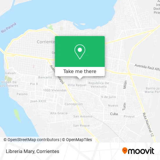 Libreria Mary map