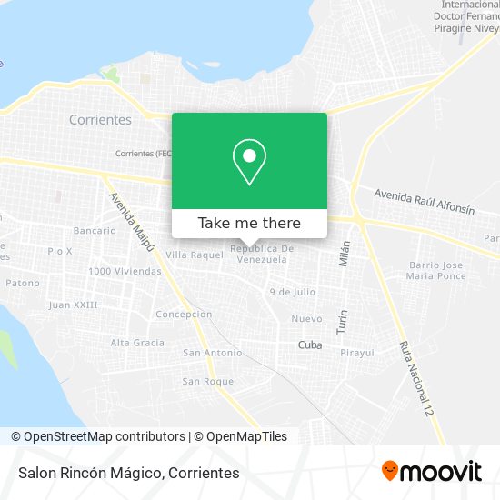 Salon Rincón Mágico map